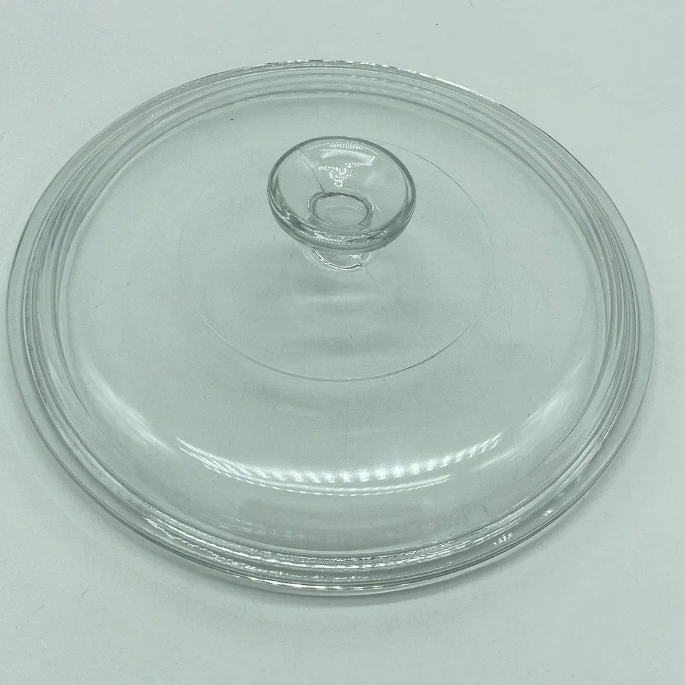 Corning Ware French White 2.5 Liter Round Casserole F-1-B With Lid